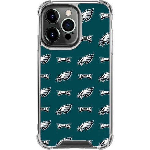 NFL Philadelphia Eagles Blitz Series iPhone 16 Pro Clear Case